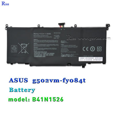 Kalite  B41N1526 15.2V 64Wh Laptop Battery For ASUS ROG Strix GL502 GL502V GL502VS DB71 Fabrika
