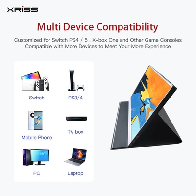 Toptan 15.6 Inç Portatif Monitör FHD 4K Dokunmatik dokunmaz Ekran Portatif Monitör Type-c Port HDMI ile