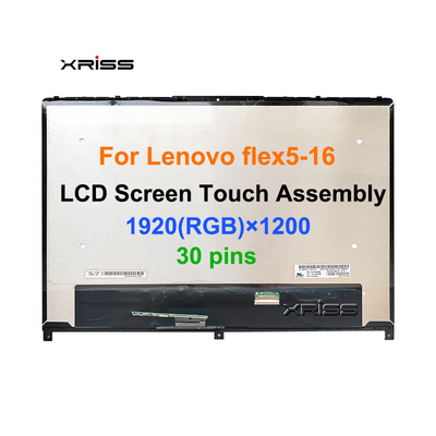 16.0 Inch Touch Screen For Lenovo IdeaPad Flex 5-16 Serisi Flex 5 16ALC7 16IAU7 Ekran Montajı FHD 1920x1080